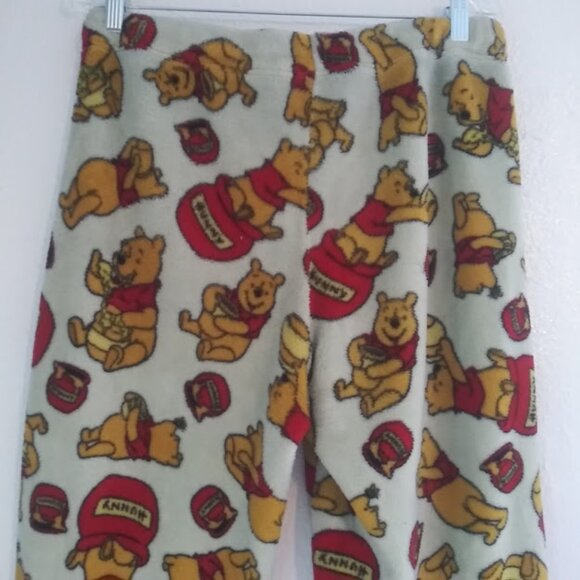 Disney women's size L yellow and red Winnie the Pooh pajama pants - Picture 6 of 14